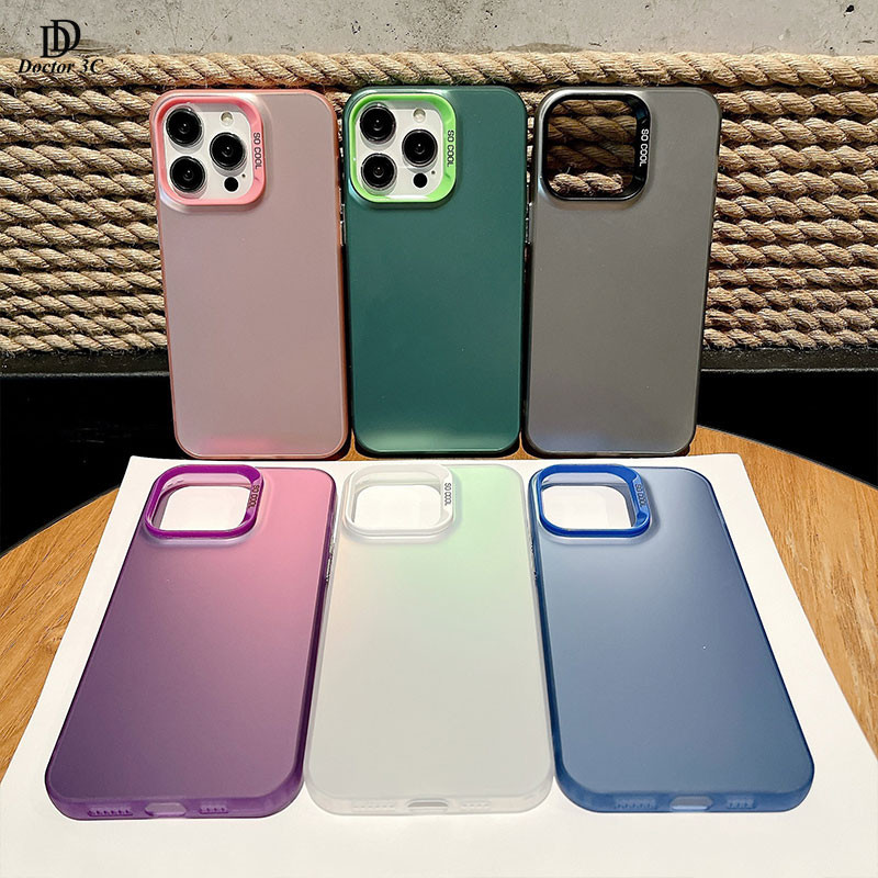 ốp lưng điện thoại IMD nhám chống sốc Cho iPhone ip 17 Air 16 15 14 Pro Max Plus ip14 ip15 4G 5G 2024 2025