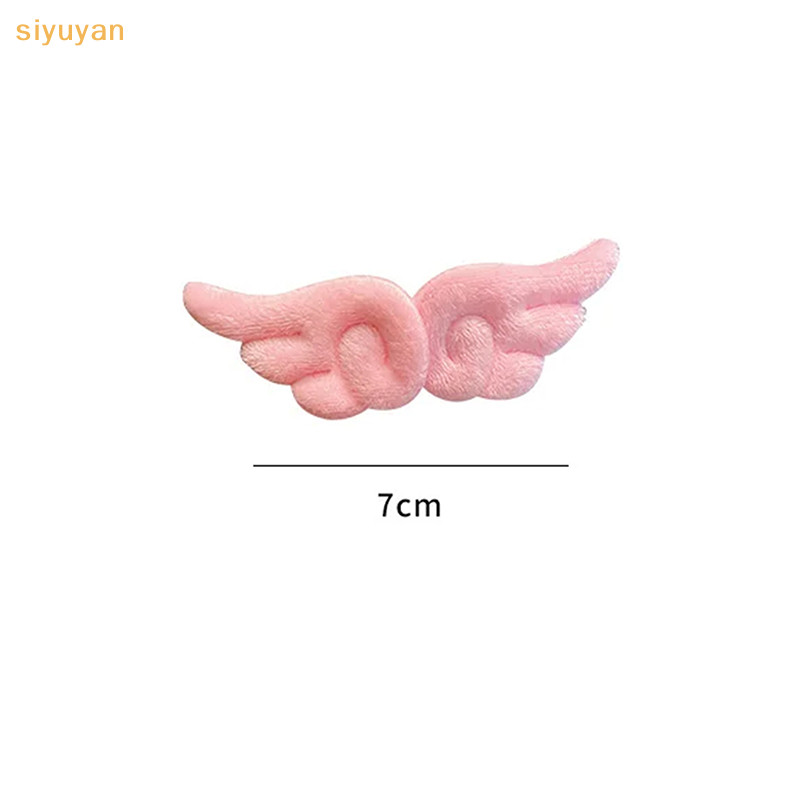 Siyuyan 2 Chiếc Dễ Thương Thiên Thần Sang Trọng Kẹp Tóc Trẻ Em Bé Gái Kẹp Tóc Phụ Kiện Barrettes Hairgrip Mũ Đội Đầu Kẹp Tóc Đồ Trang Trí VN