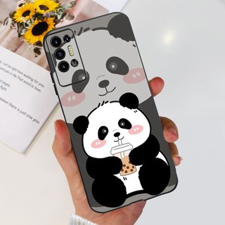 Vỏ Mềm Cho Tecno Pova 2 LE7 LE7n Ốp Lưng Hoạt Hình Dễ Thương Phi Hành Gia Matte Silicon Vỏ Điện Thoại Cho Tecno Pova 2 2021 Pova2 Ốp Lưng