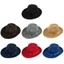 Yoo Vintage Bowlers Mũ Nam Nữ Dự Tiệc Fedoras Mũ Có Thắt Lưng Trang Phục Hóa Trang Nón Quý Ông Mũ Sân Khấu Nón