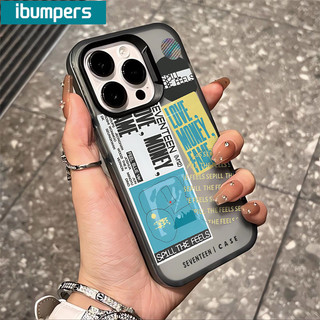ibumpers Ốp Lưng IPhone Cool Simple Thẻ Graffiti Họa Tiết Ốp Điện Thoại Trong Suốt Nhám Mờ TPU Mỏng Chống Sốc Chống Bẩn Cho IPhone 16 15 14 12 13 11 Pro Max IP 7 8 Plus X XS XR