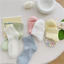 Vớ tất cổ trung nam nữ trơn màu pastel Hàn Quốc