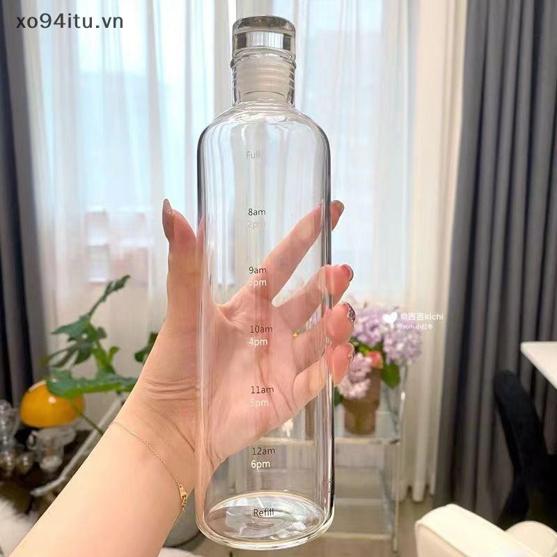 Xoitu Trong Suốt Với Quy Mô Thời Gian Bình Nước Dung Tích Lớn Chống Rò Rỉ Uống Cốc Chống Rơi Cho Thể Thao Du Lịch VN