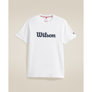 Bán Mới Mới Wilson Thể Thao Thoáng Khí Áo Thun Thời Trang Hàn Quốc Unisex Rời Cổ Tròn Áo Thun