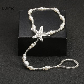 Luimo Ngọc Trai Chân Trần Sandal Mắt Chân Dây Xích Ngón Chân Vòng Đi Biển Vòng Tay Nữ Trang Sức SBS