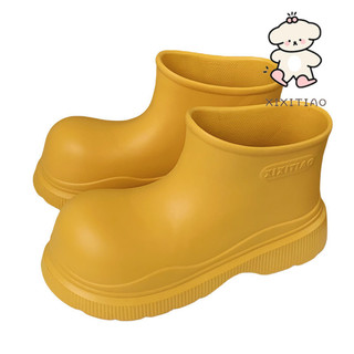 Xixitiao Giày Đi Mưa Ngắn Mùa Hè Mới Cho Nữ Đế Mềm Eva Dễ Thương Thích Hợp Cho Hoạt Động Ngoài Trời