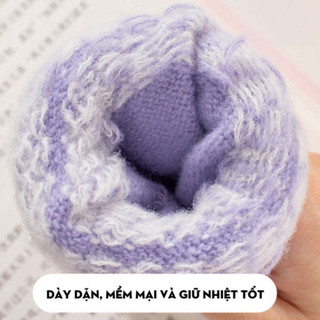 Găng Tay Len Dệt Kim Co Giãn Giữ Ấm, Hở Ngón Tiện Lợi Sử Dụng Điện Thoại,Cầm Bút Dễ Dàng NGÓI HOME - GTL01