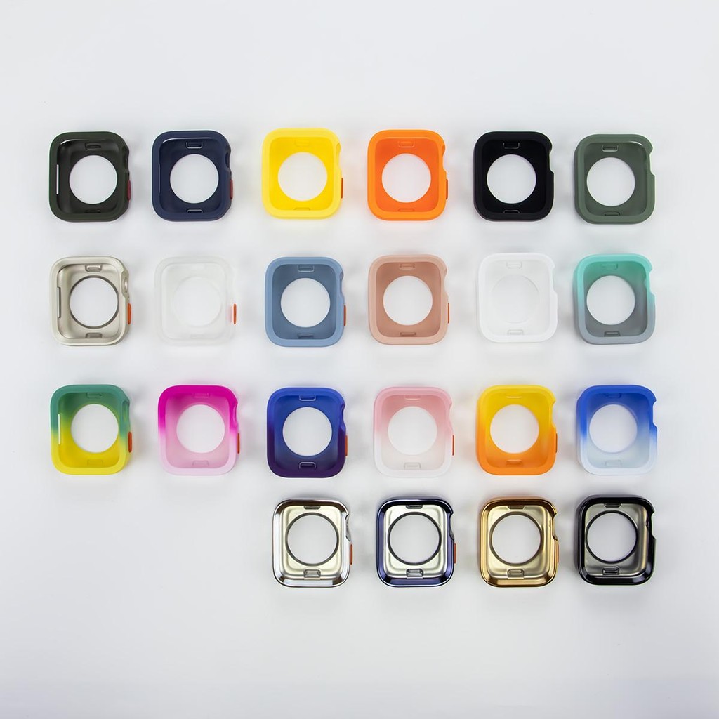 Ốp Lưng Silicon Mềm Mờ Cho Apple Watch Series11 / 10 46mm 42mm Ultra3 / 2 / 1 49mm 9 8 7 6 5 4 SE 41mm 40mm 44mm 45mm
