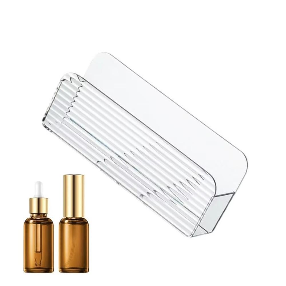 Kệ lưu trữ di động tại nhà BAMBOOB, Hộp lưu trữ điều khiển từ xa đa chức năng không đục lỗ, Hộp lưu trữ máy tính để bàn trong suốt treo tường
