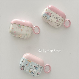 Ốp lưng AirPods 4 [2024] AirPods Pro2 Pro 3 2 1 Apple Bảo vệ tai nghe không dây Girl Pro Chống rơi Dễ thương Miffy Rabbit Kt Cat Star
