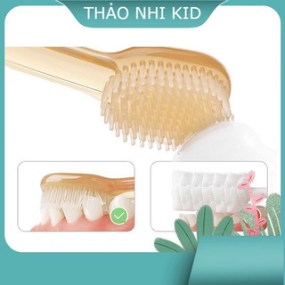 Set rơ lưỡi,Bộ Rơ Lưỡi Silicon Bản Chải Silicon Cho Bé Mềm Chống Tưa Lưỡi Nấm Lưỡi Rưa Lưỡi Cho Bé 0 - 2 Tuổi