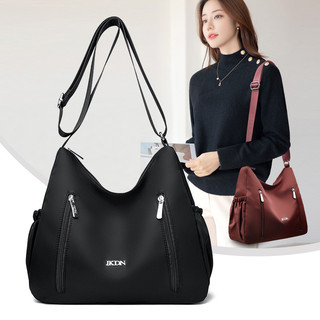 Túi đeo vai thời trang sức chứa lớn Túi đi lại đơn giản túi đưa thư cho mẹ TRUNG NIÊN Trọng lượng nhẹ cho nữ