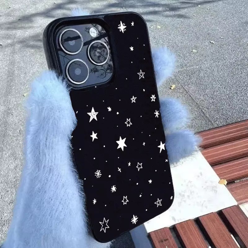 Ốp Điện Thoại Họa Tiết Ngôi Sao Thời Trang Cho iPhone 14 13 12 11 Pro 16 15 Pro Max X XS XR 7 8 Plus SE 2022 16E Mềm Chống Sốc