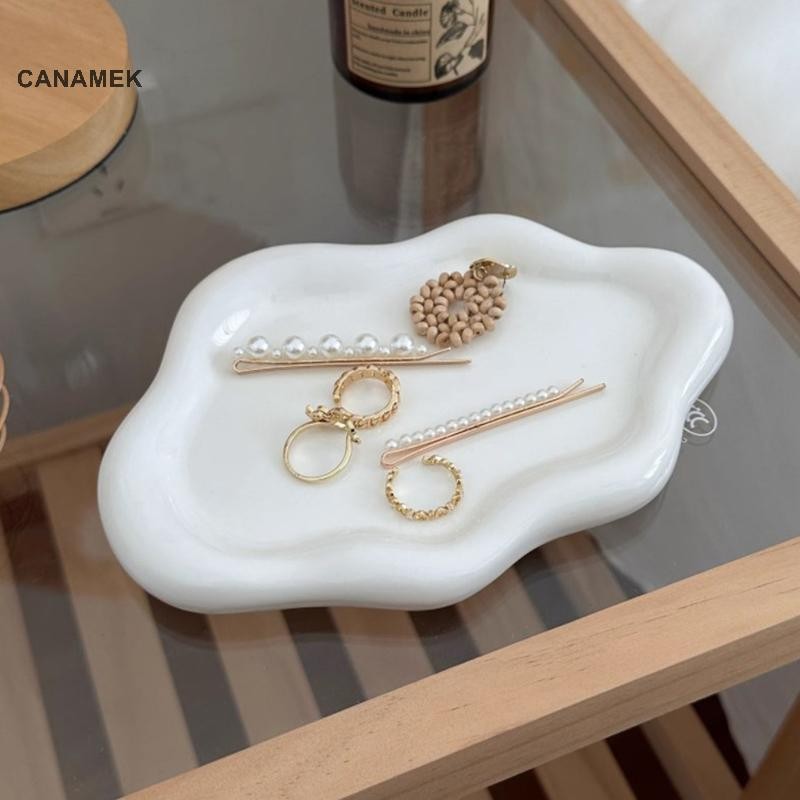 Canamek Hình Đám Mây Đĩa Gốm Trang Sức Món Ăn Khay Đựng CSF