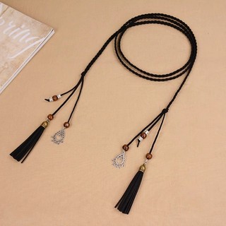 Dây Thắt Lưng Dân Tộc Mịn Cho Đầm Đơn Giản, Trang Trí Eo Phong Cách