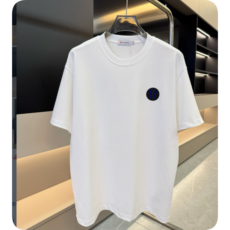 Áo Thun Ngắn Tay Cổ Tròn from Cotton Chất Lượng Cao, Thiết Kế Ba Chiều với Họa Tiết In Mặt Trước và Sau