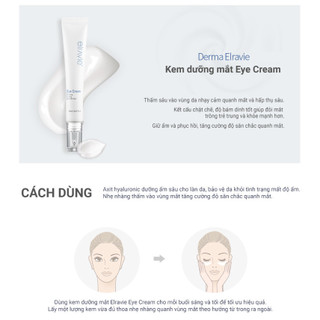 Kem Dưỡng Mắt Giảm Quầng Thâm, Phục Hồi & Rạng Rỡ Elravie Repairing Activator Eye Cream 20ml