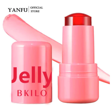 3 Trong 1 Sữa Thạch Tint Mặt Blusher Cây Đũa Phép Dưỡng Ẩm Lâu Dài Matte Rouge Cheek Đường Viền Son Môi Miếng Dán Làm Đẹp Trang Điểm