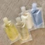 Túi nạp lại BORAGETE 30 / 50 / 100ml, Chai nạp dầu gội bằng Gel tắm dày, Túi chống rò rỉ di động Hộp đựng kem dưỡng da du lịch
