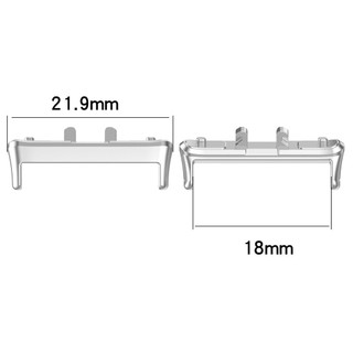 Bộ Chuyển Đổi Cho Samsung Galaxy Fit 3 Dây Đeo Đồng Hồ Kết Nối Vòng Tay 316L Thép Không Gỉ Phụ Kiện Fit3 18MM Chiều Rộng