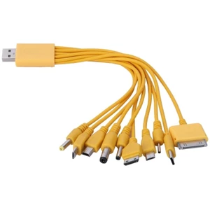 Cáp sạc đa năng MOON Cáp USB màu vàng Tận hưởng kết nối dễ dàng Cáp USB