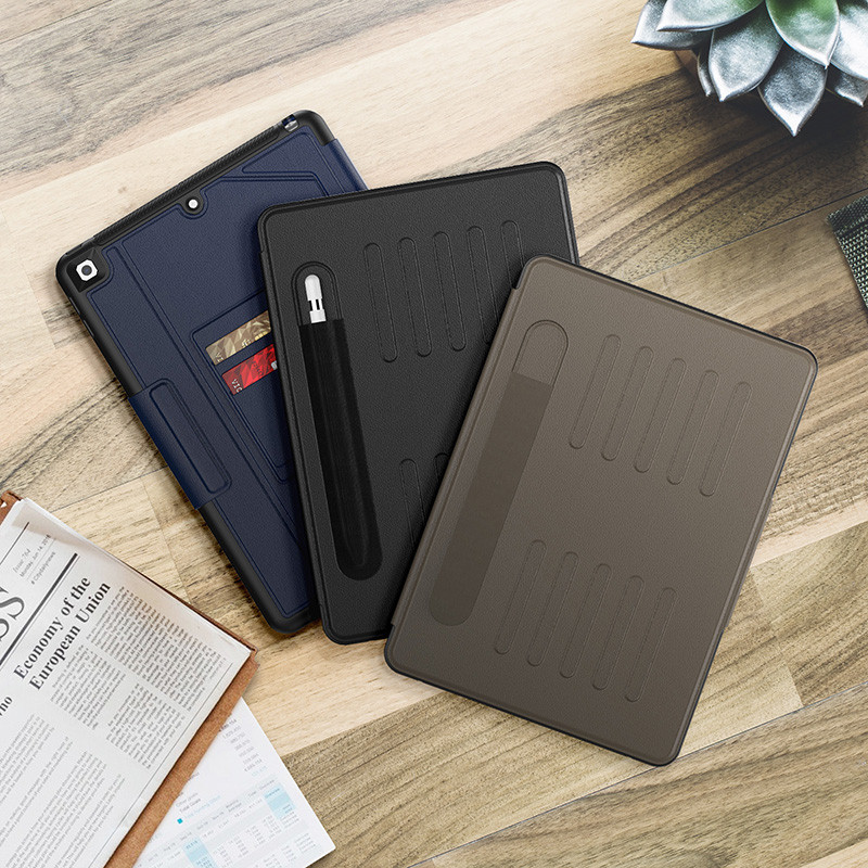 Ốp Chống Sốc Kinh Doanh Cho iPad 11 A16 Air2 9.7 Air4 Air5 10.9 iPad 7 8 9 10th Gen Pro 11 2020 2021 iPad 10.2 Bảo Vệ Toàn Thân Vỏ Máy Tính Bảng
