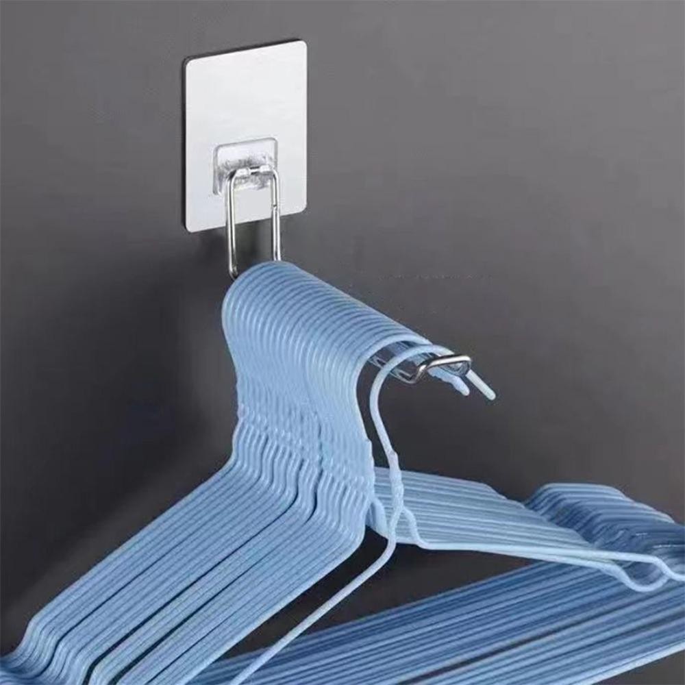 Giá phơi quần áo CHEESELY, Tiết kiệm không gian Móc treo bằng thép không gỉ, Thời trang Không đục lỗ Móc may có thể gập lại