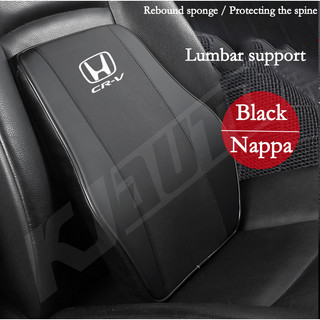 Honda CRV Xe Cổ Tựa Đầu Gối Còn Lại Đầu Nappa Da Đệm Ô Tô Thoáng Khí Thắt Lưng Hỗ Trợ Gối Cho CRV CR-V G3 G4 G4.5 G5 G5.5 Mugen Typre R S Phụ Kiện