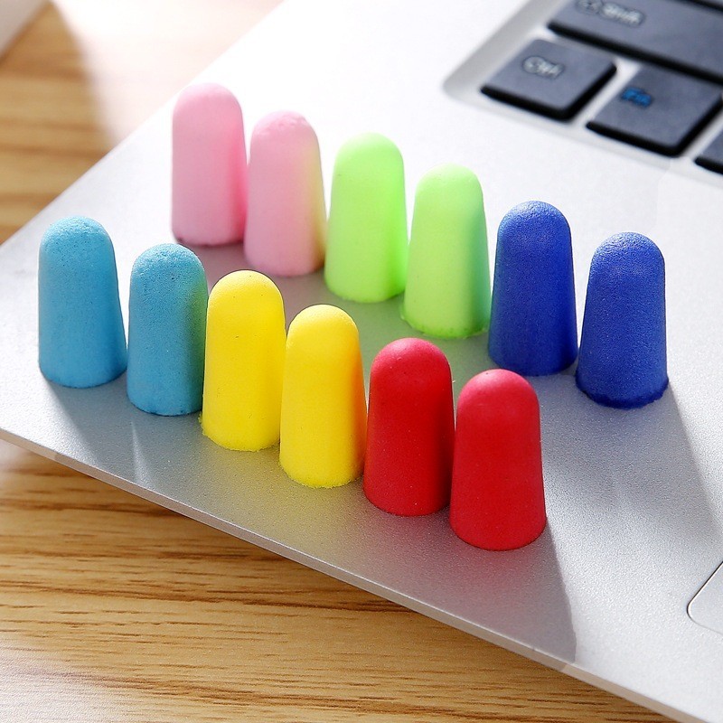 Set 2 nút bịt tai chống ồn cách âm, khi ngủ,khi học, đi du lịch hiệu quả tiện lợi