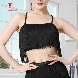 Áo ba lỗ tua rua khiêu vũ tua rua dành cho câu lạc bộ trang phục hóa trang
