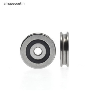 Airspecutin 6 * 33 * 8mm V Rãnh Vòng bi tinh thần Ròng rọc tròn Dây thép Over Line Lifg Bánh xe Hướng dẫn bánh xe Bánh xe lăn cơ EN
