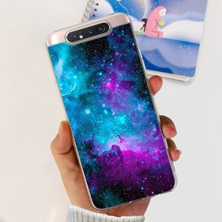 Dành Cho Samsung Galaxy A80 Vỏ SM-A805F SM-A805N Vỏ Bướm Đáng Yêu Phi Hành Gia Silicon Mềm Ốp Lưng Điện Thoại Samsung A90 Vỏ