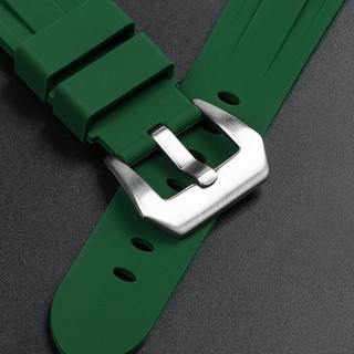 Dây đeo đồng hồ bằng cao su silicon cho Panerai cho dây đeo đồng hồ Luminor 20mm 22mm 24mm 26mm Vòng đeo tay nam nữ Dây đai thể thao đa năng