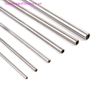 Toplanswatchstore Bạc Tròn 304 Ống mao dẫn bằng thép không gỉ 250mm Ống tròn rỗng VN