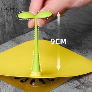 Gcdhome Phích Cắm Cỏ Nhỏ Giá Đỡ Cống Đậu Hình Dạng Khử Mùi Thảm Silicon Chống Khử Mùi Chống Mùi Sàn Thoát Nước Nhà Bếp Tắm HOT