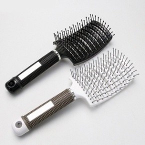 Lược Gỡ Rối, Tạo Phồng Tóc-Lược Sấy Tạo Kiểu Bán Nguyệt Cỡ Lớn Chuyên Dụng Giảm Rụng Tóc