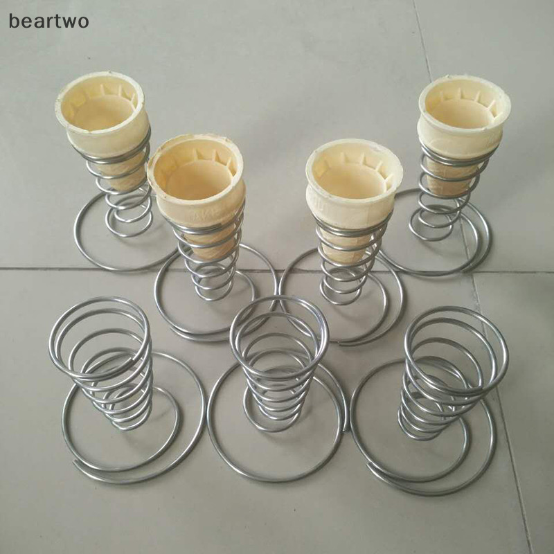 < Beartwo > 1 Cái Giá Đỡ Nón Đứng Kem Giá Chiên Pháp Vách Ngăn Hiển Thị Cuộn Nón Giỏ Kim Loại Khoai Tây Chiên Tay Phục Vụ Thép Không Gỉ Pizza Đẹp
