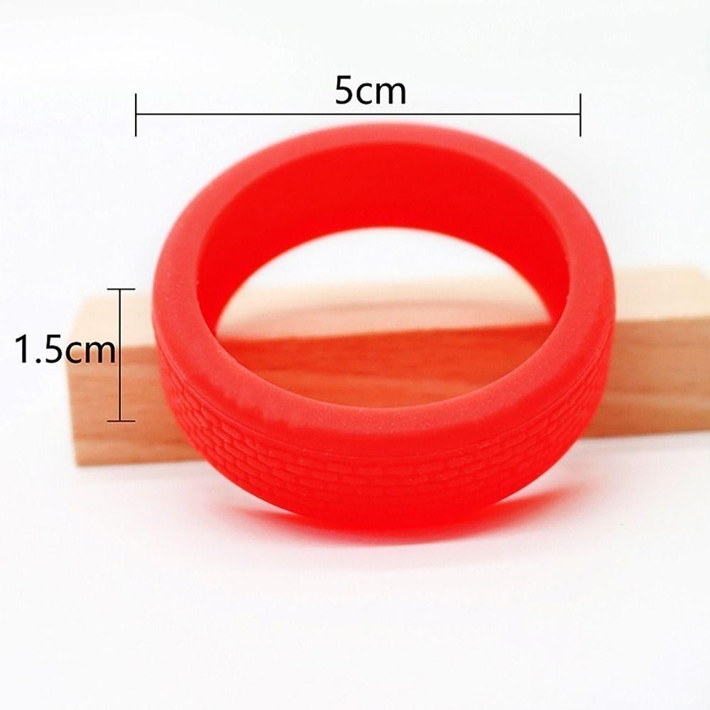 ROLY 8 cái/bộ bảo vệ bánh xe vali silicone im lặng, giảm ồn cho vali du lịch, xe đẩy