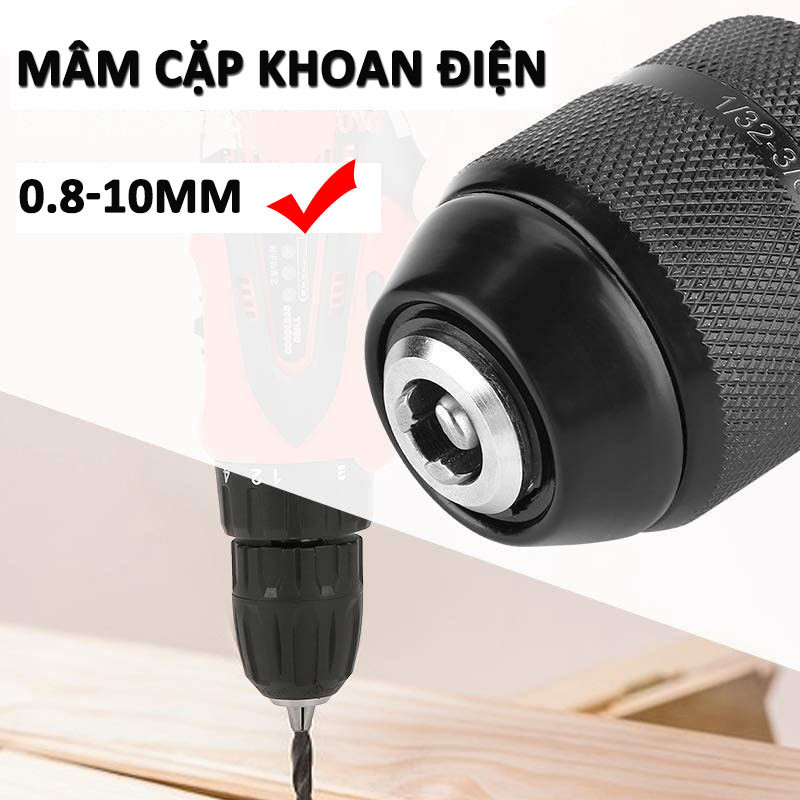 Đầu Kẹp Mũi Khoan Bằng Kim Loại 10mm - Hàng Cao Cấp,Mâm cặp khoan điện,Mâm cặp khoan siêu nhỏ