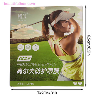 [Beautifulhome] 5 Cặp Miếng Dán Mặt Uv Miếng Dán Chống Nắng Golf Dưỡng Ẩm Thoáng Khí Chống Nắng Miếng Dán Mặt Cho Golf Du Lịch Đi Biển [vẻ Đẹp]
