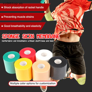 Xoitop Vợt Cầu Lông Bộ Xương Cuộn Dây Thể Thao Đáy Đàn Hồi Tự Dính Chống Sốc Phim VN