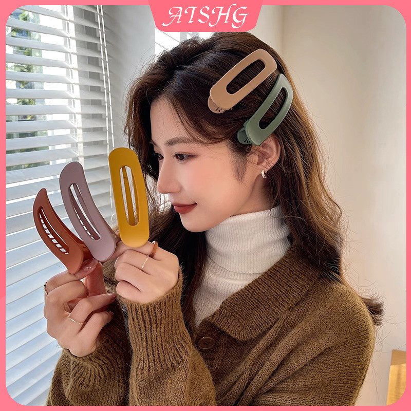 AISHG Kẹo Nhựa Rỗng Kẹp Tóc Nữ Mỏ Vịt Hàn Quốc Kẹp Phụ Kiện Tóc Thời Trang
