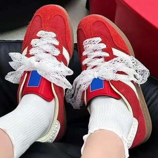1 Cặp Ren Phẳng Lạ Mắt Dây Giày Ren Cho Nữ Chiều Rộng 2.5CM 80CM / 100CM / 120CM Vải Sneaker Ngoài Trời Giày Thường Ngày Dây Giày