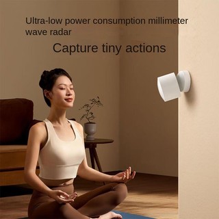 Xiaomi WiFi Bluetooth Cảm biến phát hiện sự hiện diện của con người thông minh Cảm biến giám sát Radar lò vi sóng / Cảm biến chuyển động cơ thể tĩnh lặng