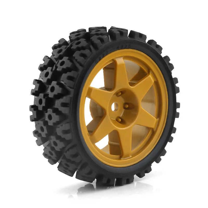 4 Cái / 2 Cái 1 / 10 RC Racing Car Wheels Rally Tyre & On Road Tyres 12mm Hex cho Tamiya XV01 XV02 TA06 TT01 TT02 PTG2 144001 A959 HPI