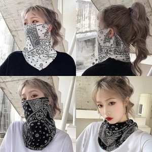 Phù Hợp Với Tay Eo Hoa Băng Tay Mùa Hè Chống Nắng Bao Treo Tai Ice Silk Mặt nạ