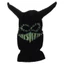 Mya Devil Horns Beanie Mũ Đan Halloween Ấm Áp Mùa Đông Mũ Sewed Miệng Sẹo Thiết Kế