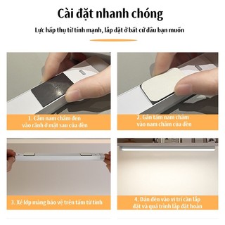Đèn LED Thanh USB Sạc Cảm Biến Chuyển Động Đèn Ngủ Di Động Đèn Cảm Ứng Chuyển Động Đèn Led Thông Minh Dán Tường đèn cảm
