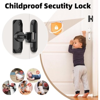Khóa cửa chuồng trượt lật Chốt và cửa trượt 90 180 độ cho cửa chuồng cửa thú cưng phòng tắm ngoài trời nhà để xe cửa sổ cửa trượt 1 Đen hợp kim dễ sử dụng chắc chắn cho phòng ngủ phù hợp dùng cho gia đình căn hộ văn phòng và không gian nhỏ