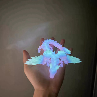 Mô Hình Rồng Trang Trí Dạ Quang Mô Hình Rồng In 3D 22cm 30cm Phát Sáng NGÓI HOME - DC07